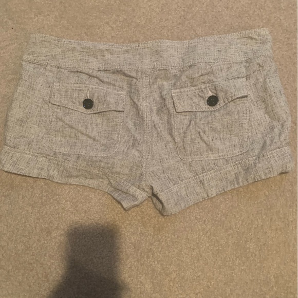 Express Double Breasted Cuffed Sailor Shorts Black and Grey - Picture 4 of 4